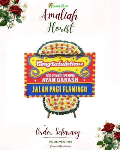 Bunga Papan Congratulation di 24 Ilir